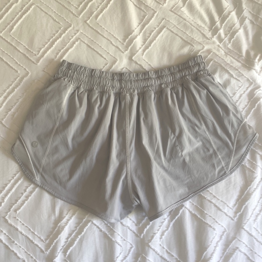 White hottie hot Lululemon shorts